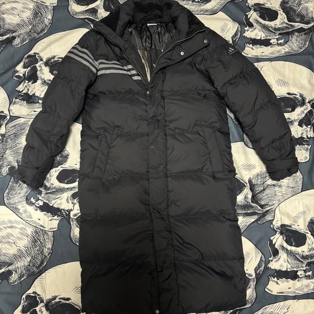 아디다스 구스다운 롱패딩 90 S사이즈 