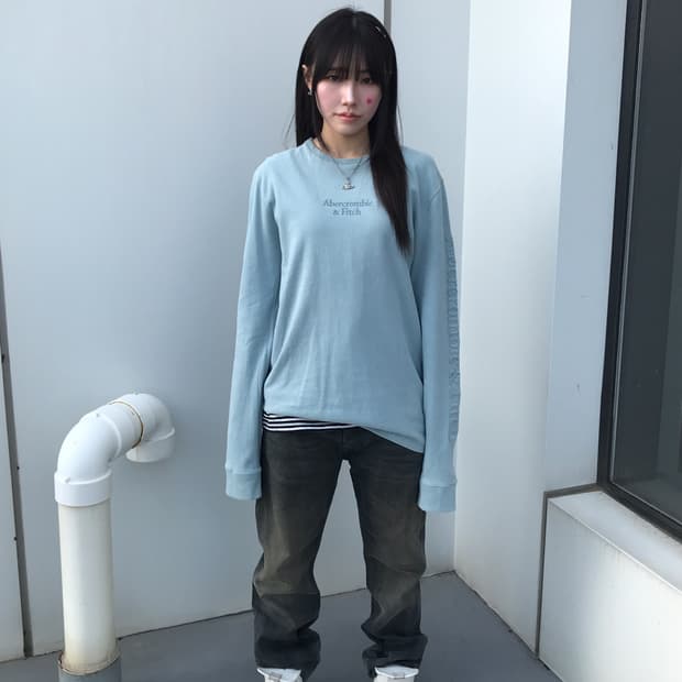 Abercrombie Mint Long Sleeve