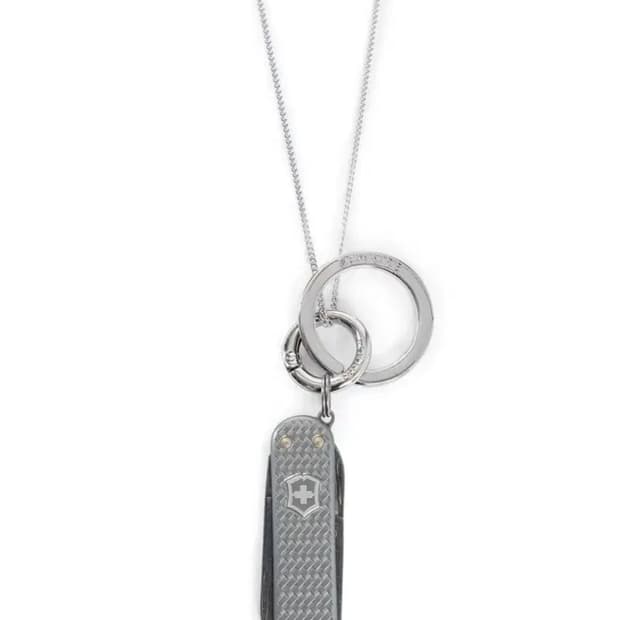 르메르 VICTORINOX 링크 체인 목걸이 실버