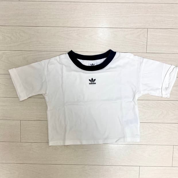 아디다스 링거티 여성 크롭 반팔