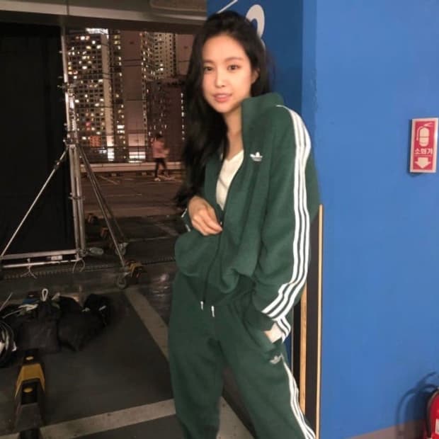 아디다스 부클 집업 그린 L