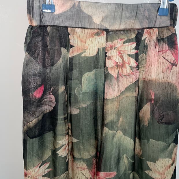 오리엔탈무드 연꽃 스커트팬츠