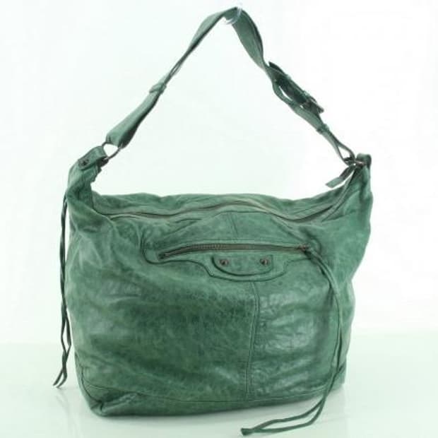 BALENCIAGA  Courier hobo leather xl bag