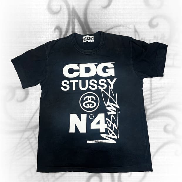 꼼투시 (cdgx스투시) 반팔티셔츠