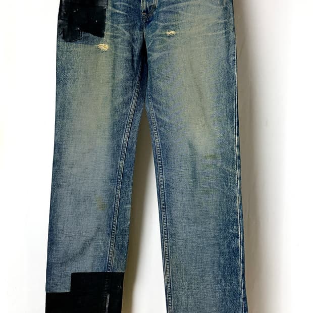 Helmut Lang 1997 BK 2Type Washed Denim