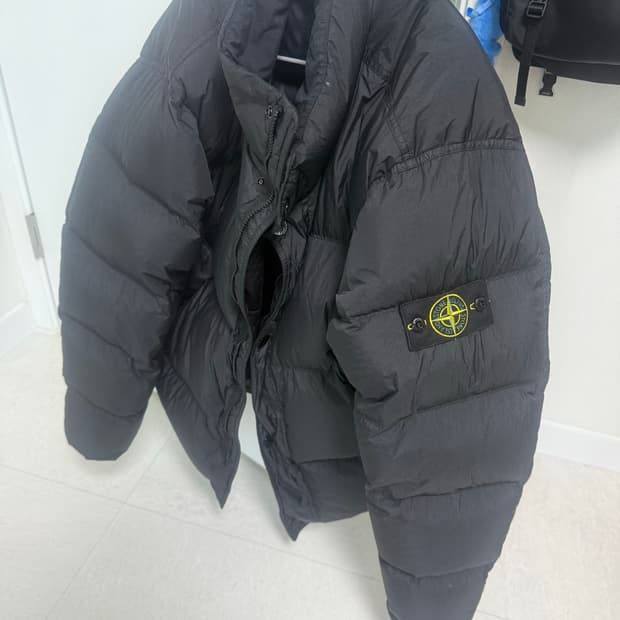 스톤아일랜드 크링클랩스 패딩 XL