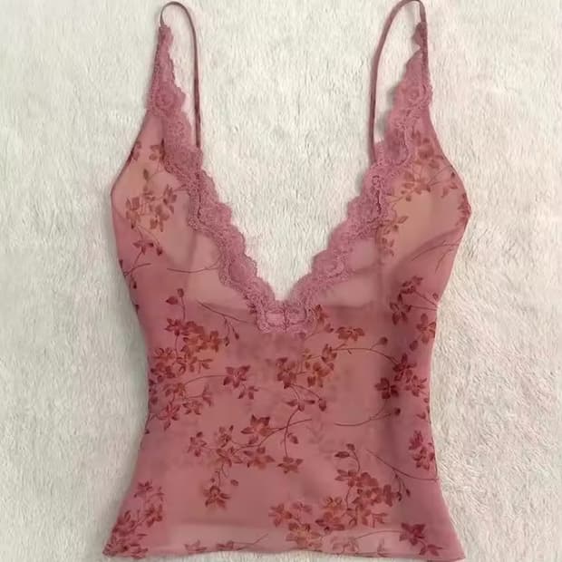 빈티지 슬립 나시