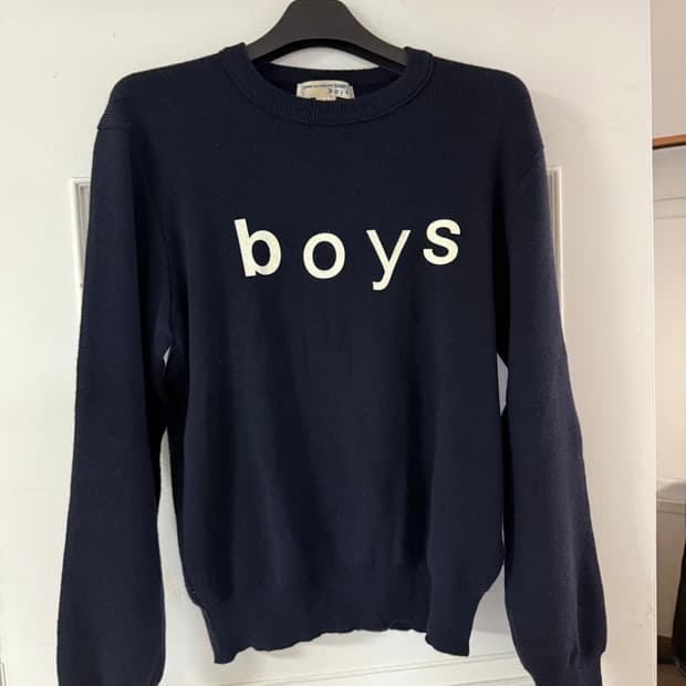 꼼데가르송 셔츠 boys 니트