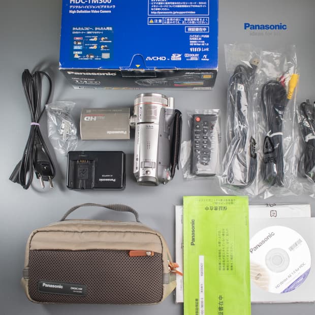 파나소닉 hdc tm300 빈티지캠코더 풀박스(영상캡쳐본)