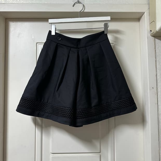 메쉬 블랙 코튼 쇼츠