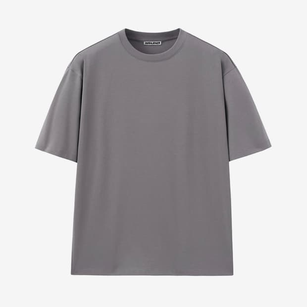 인사일런스 수피마 코튼 프리미엄 티셔츠 GREY