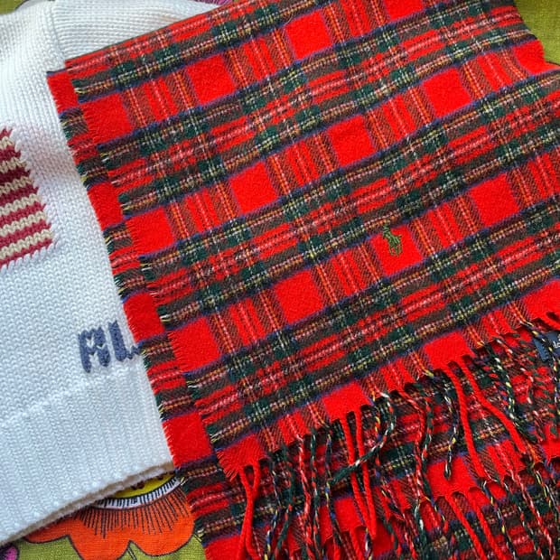 Polo Ralph Lauren Lambswool Tartan Scarf