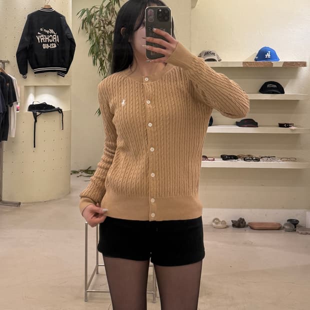 폴로 랄프로렌 케이블 니트 가디건 U606