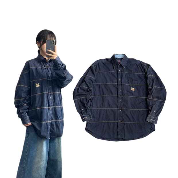 파쏘나블 90s 제팬 셔츠