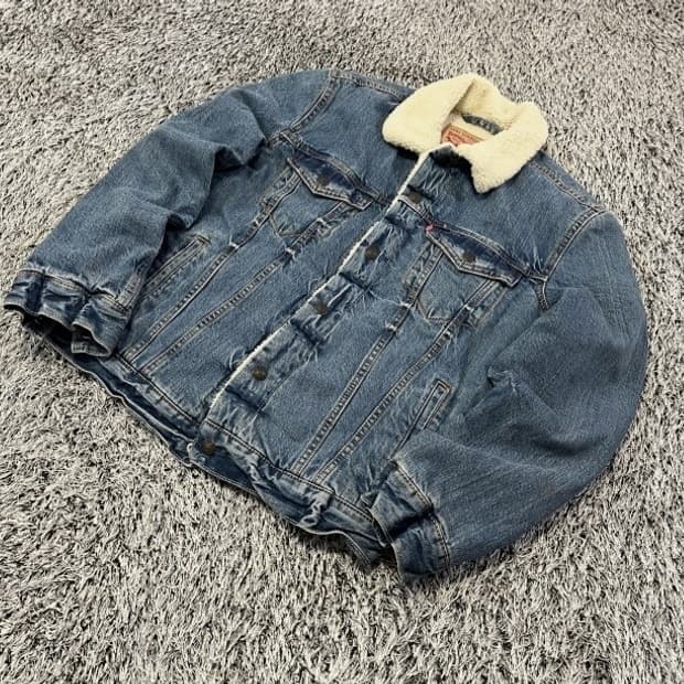 리바이스 쉐르파 데님 트러커 자켓 95/M