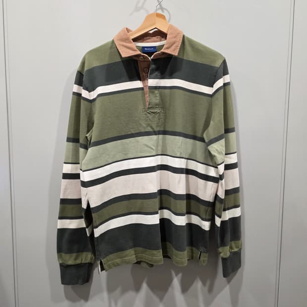 GANT 간트 멀티 스트라이프 럭비 셔츠