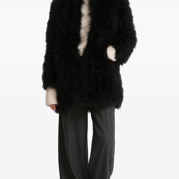 [구매] 이브살로몬 페더 자켓 블랙 (36)