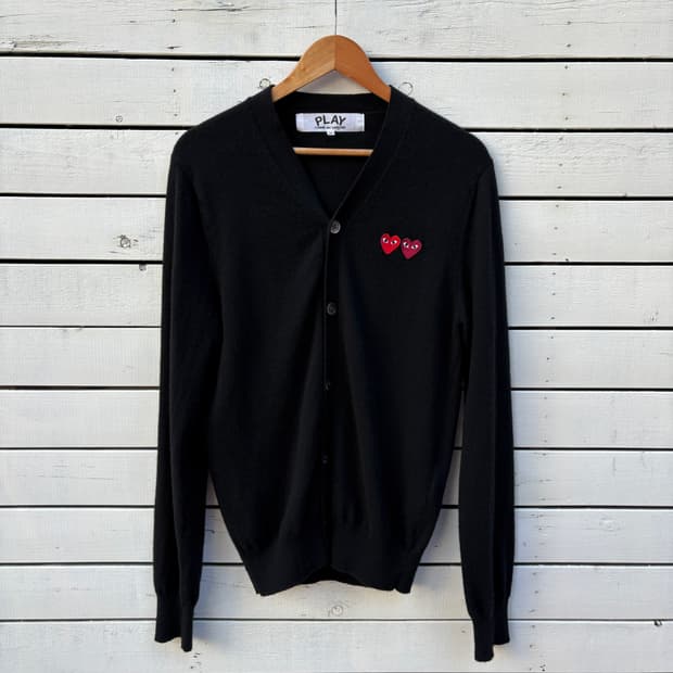 Comme des Garcons 꼼데가르송 더블와펜 니트 가디건