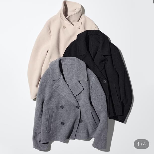 유니클로 더블페이스쇼트코트 구해요ㅠ 유니클로 더블페이스쇼트코트