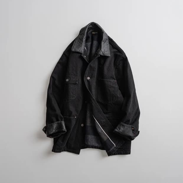 구매) 비헤비어 워시드 레더카라 커버올 2사이즈