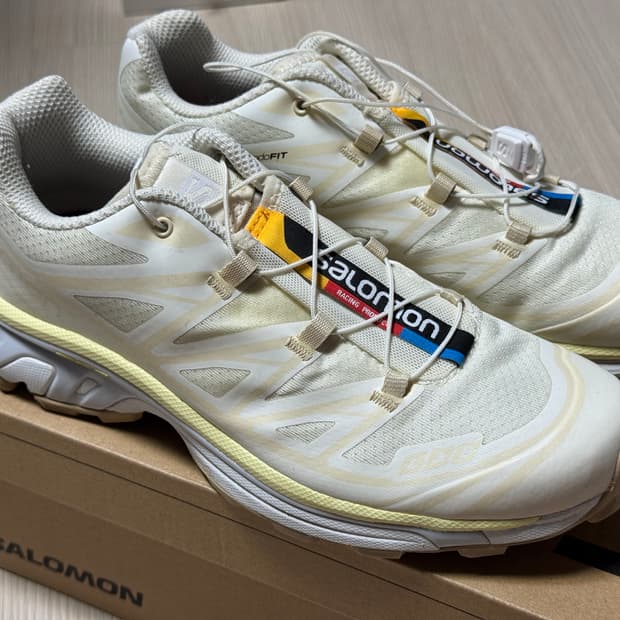 살로몬 xt-6 jp245 바닐라아이스