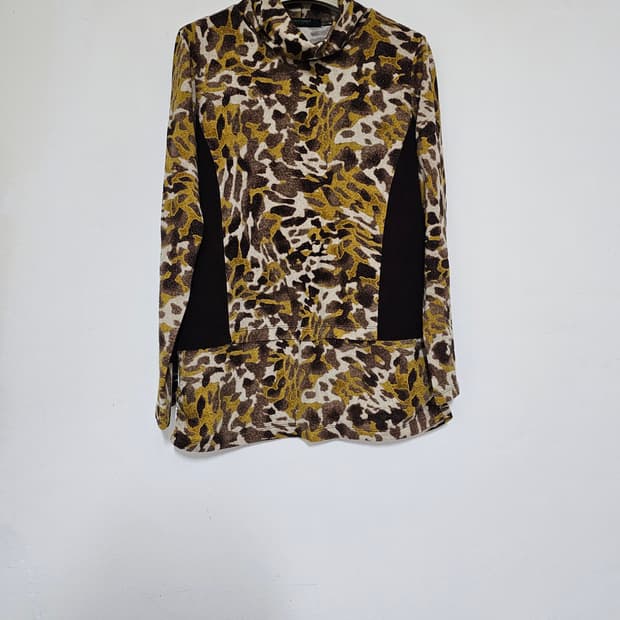 크로커다일 금색글리터 레오파드고급스러운 브라운 95(66)