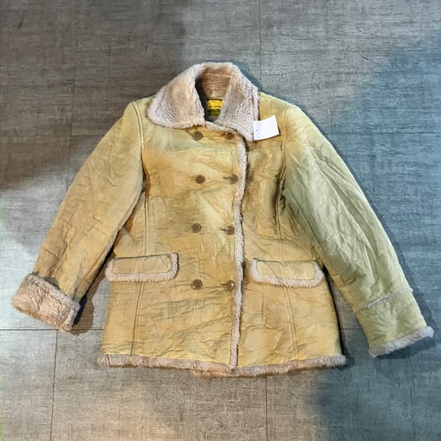 일본빈티지 Agirls 하구미모리걸 달천깔페어리 무스탕 양털자켓