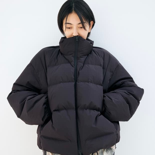 해칭룸 4p 패딩 다크 버건디