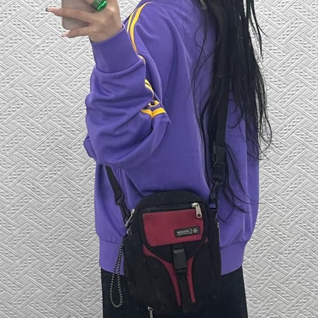 콜럼비아 빈티지 테크웨어 워크 크로스 미니백 C08277