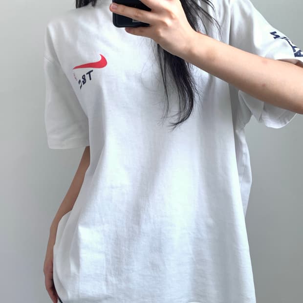 Nike 나이키X녹타 화이트 티셔츠 