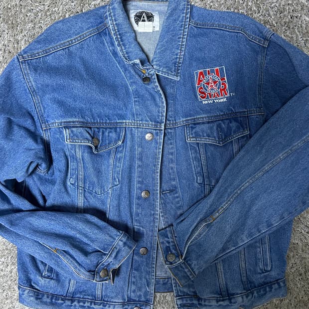 일본판 올스타카페 청자켓 사이즈 105-110