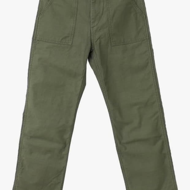 [XXL] 재팬 블루 진 베이커 팬츠 퍼티그 팬츠 올리브