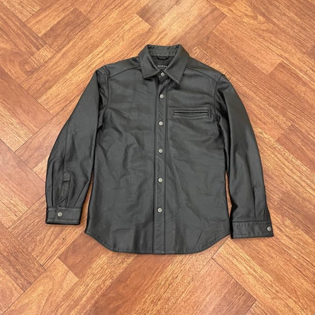 alpino collection 소가죽 셔츠 자켓