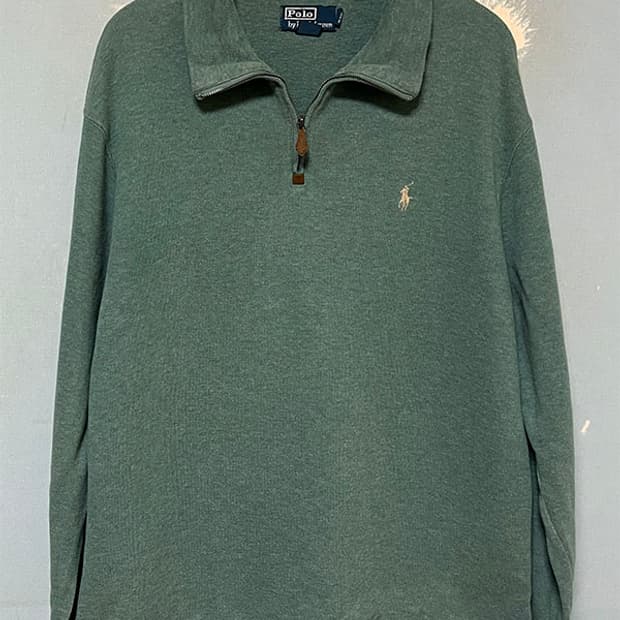 POLO 폴로 반집업 니트 맨투맨 추동 기본 캐주얼 L 100