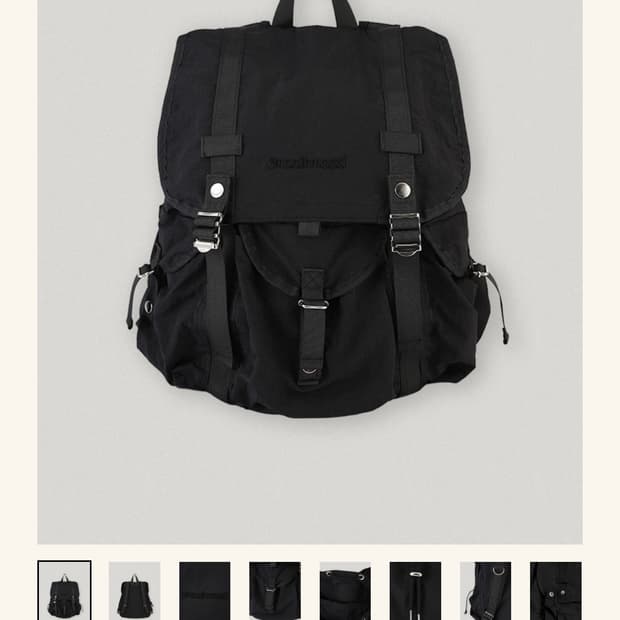 스무스무드 오프듀티 백팩 블랙