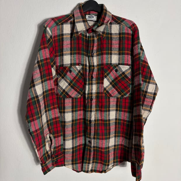 70s Mr. Leggs 체크 남방(M)