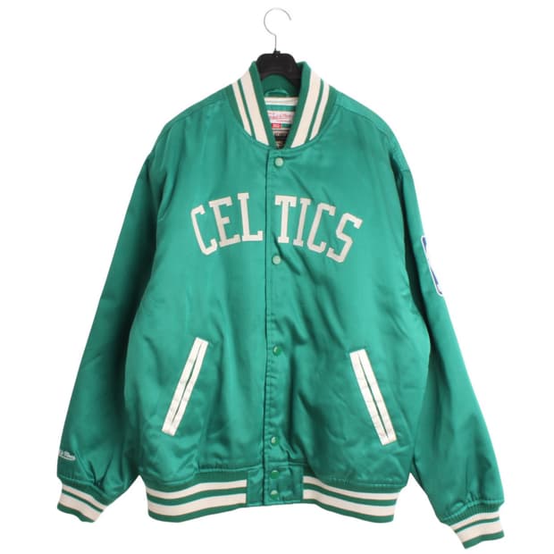 L 미첼앤네스 셀틱스 바시티 자켓