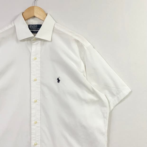 XL 폴로 화이트 셔츠