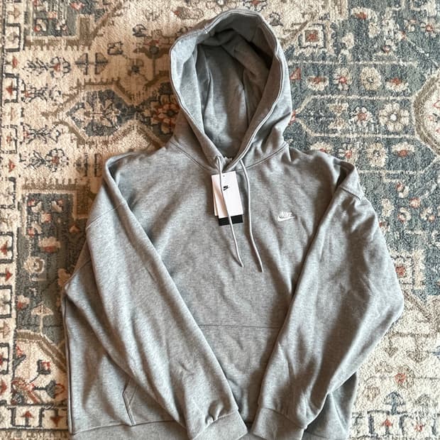 나이키 클럽 플리스 오버사이즈 프렌치 테리 풀오버 후드(새제품. XL)