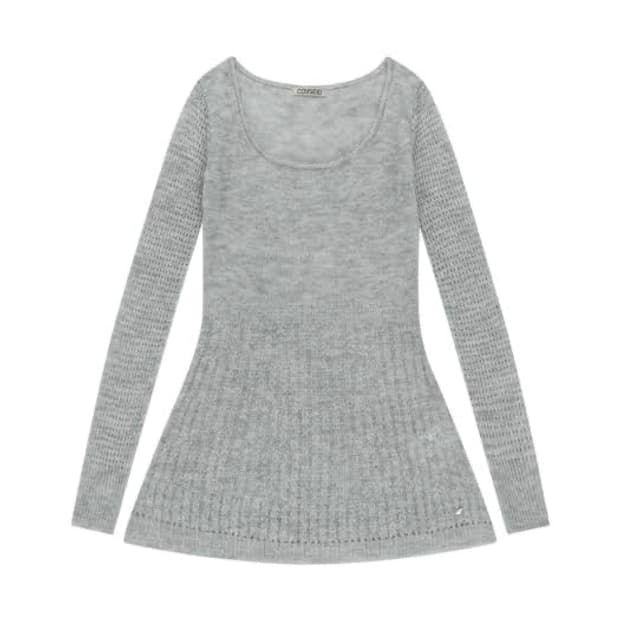 새상품) 코이세이오 소프트 벨 니트 라이트 그레이