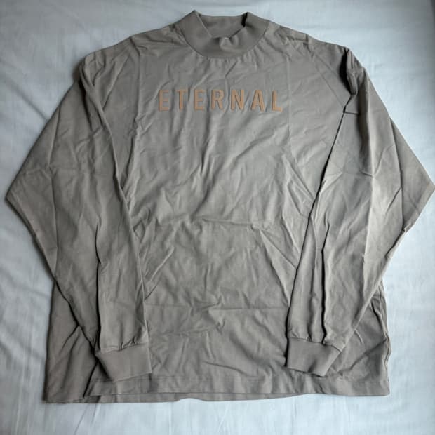 피어오브갓 이터널 모크넥 롱슬리브 티셔츠  FEAR OF GOD ETER