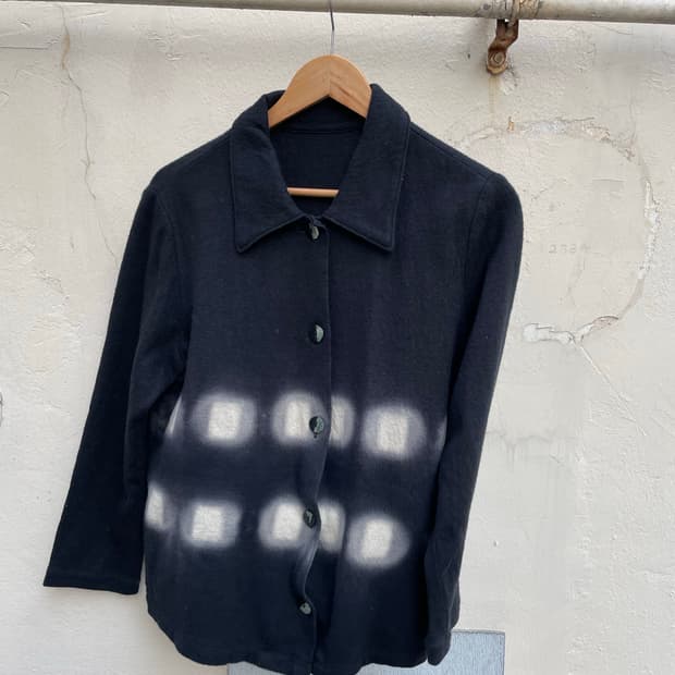 La.L 울 자켓 블랙