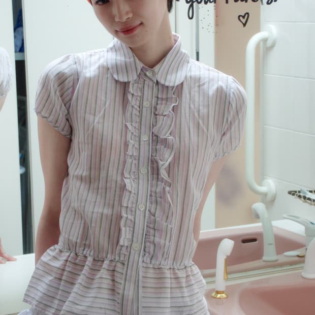 인앤양인하모니 블라우스 스트라이프