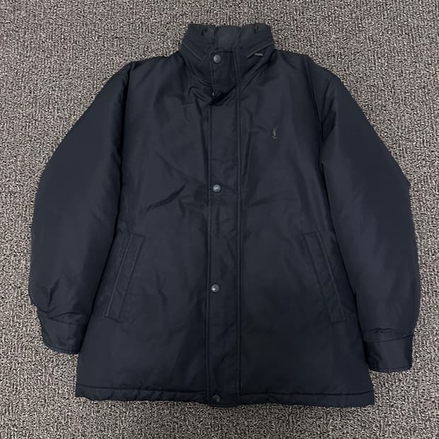 입생로랑 구스다운 패딩 점퍼 블랙 95(M)