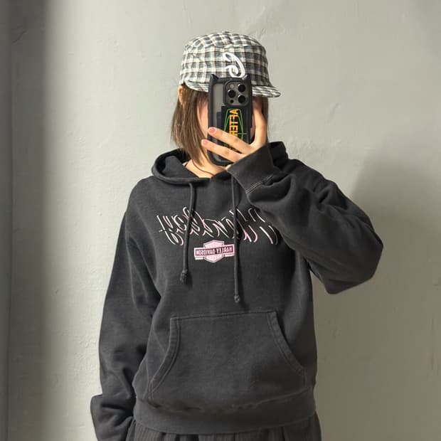 Harley Davidson glitter logo hoodie 