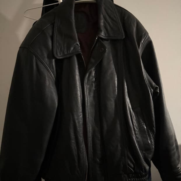 빈티지 레더자켓 양가죽
