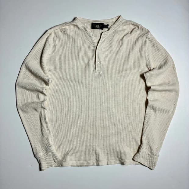 더블알엘 RRL 와플 헨리넥 롱 슬리브 R2730