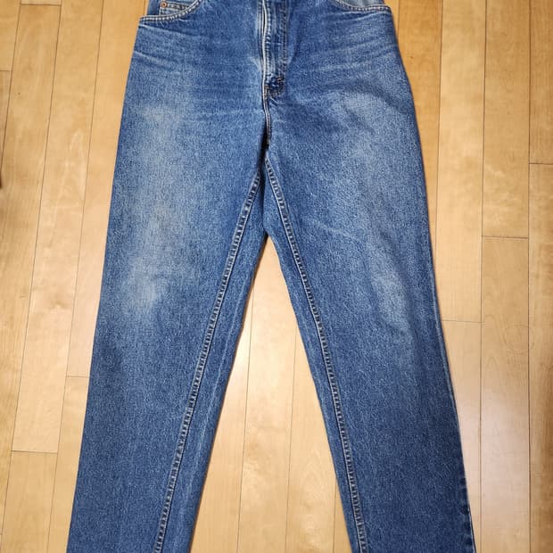 90s 빈티지 리바이스 550 오렌지탭 made in usa