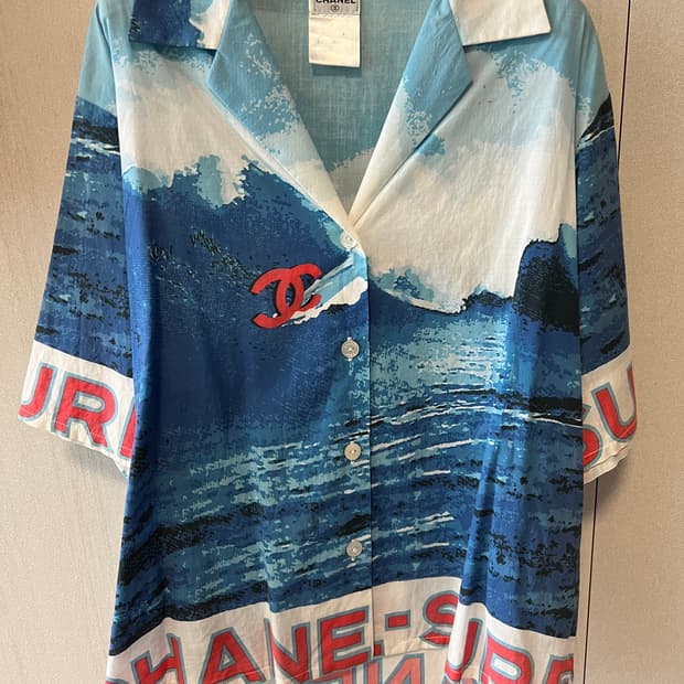정품 샤넬 서프 셔츠 2002 SURF SHIRT