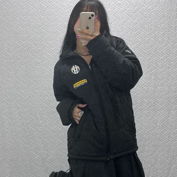 나이키 블록코어 유벤투스 다운 패딩 점퍼 S C07297